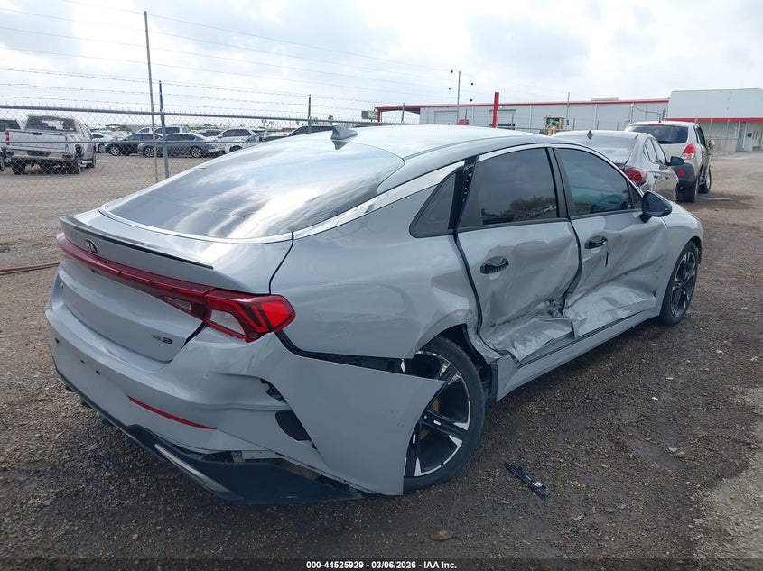 2021 Kia K5 VIN 5XXG64J27MG069194 IAAI salvage auction — RIGHT SIDE, Original (Texas), sold $2,300 on 2026-07-07 (photo 6)