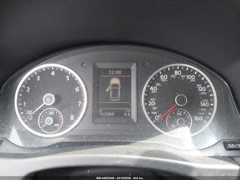 2014 Volkswagen Tiguan VIN WVGAV3AX2EW579009 IAAI salvage auction — FRONT & REAR, Salvage (Texas), sold $275 on 2026-07-16 (photo 7)