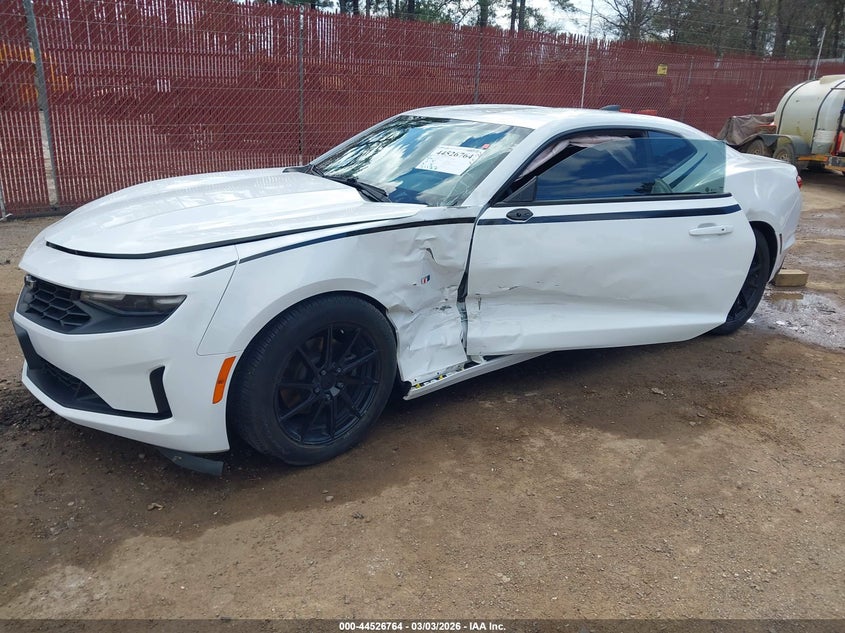 2020 Chevrolet Camaro VIN 1G1FB1RXXL0103627 IAAI salvage auction — LEFT SIDE, Original (Texas), sold $4,050 on 2026-07-09 (photo 2)