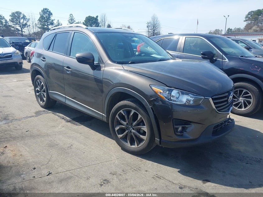 2016 Mazda Cx-5 VIN JM3KE2DY1G0859413 IAAI salvage auction — FRONT END, Salvage Title, sold $2,450 on 2026-07-15 (photo 1)