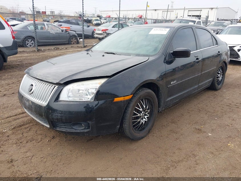2008 Mercury Milan VIN 3MEHM08168R630894 IAAI salvage auction — LEFT REAR, Salvage (Illinois), sold $250 on 2026-07-08 (photo 2)
