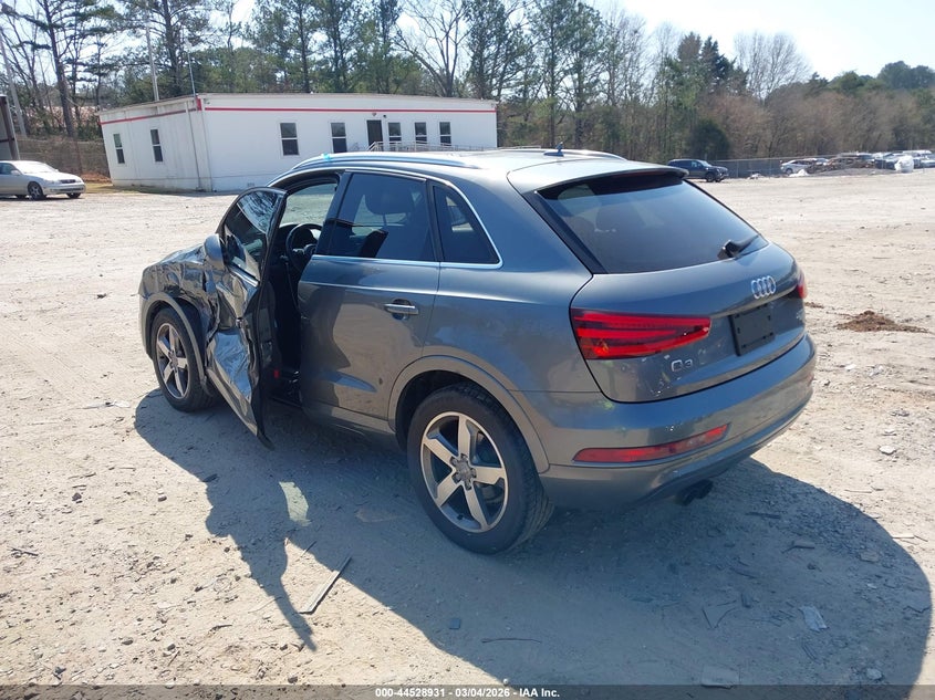 2015 Audi Q3 VIN WA1EFCFS7FR008321 IAAI salvage auction — LEFT SIDE, Salvage (Georgia), sold $1,950 on 2026-07-10 (photo 3)
