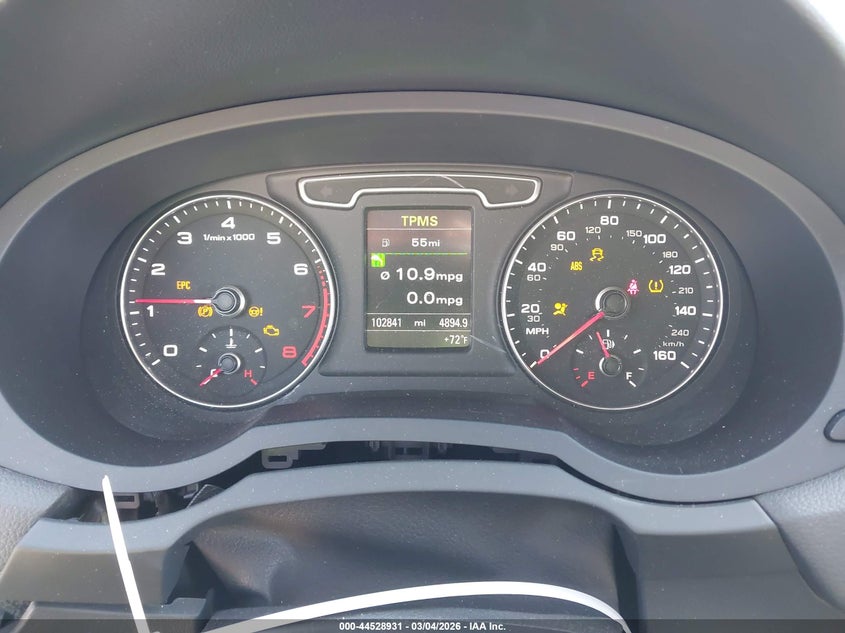 2015 Audi Q3 VIN WA1EFCFS7FR008321 IAAI salvage auction — LEFT SIDE, Salvage (Georgia), sold $1,950 on 2026-07-10 (photo 7)