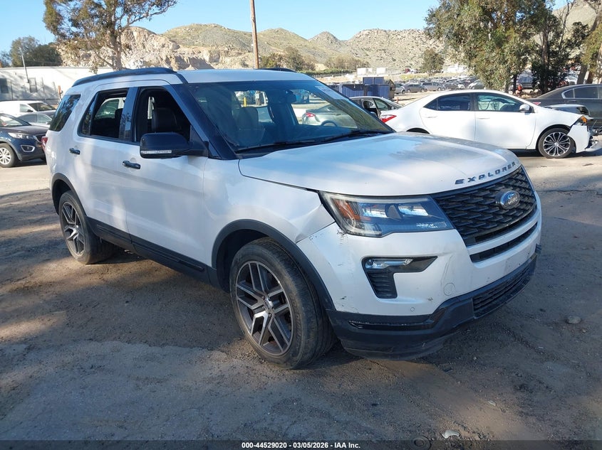 2019 Ford Explorer VIN 1FM5K8GT0KGB40392 IAAI salvage auction — THEFT, Salvage Title, sold $4,350 on 2026-07-29 (photo 1)