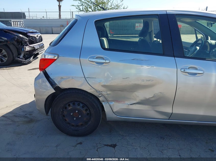 2014 Toyota Yaris VIN JTDKTUD34ED580851 IAAI salvage auction — RIGHT SIDE, Salvage Title, sold $1,400 on 2026-07-29 (photo 6)