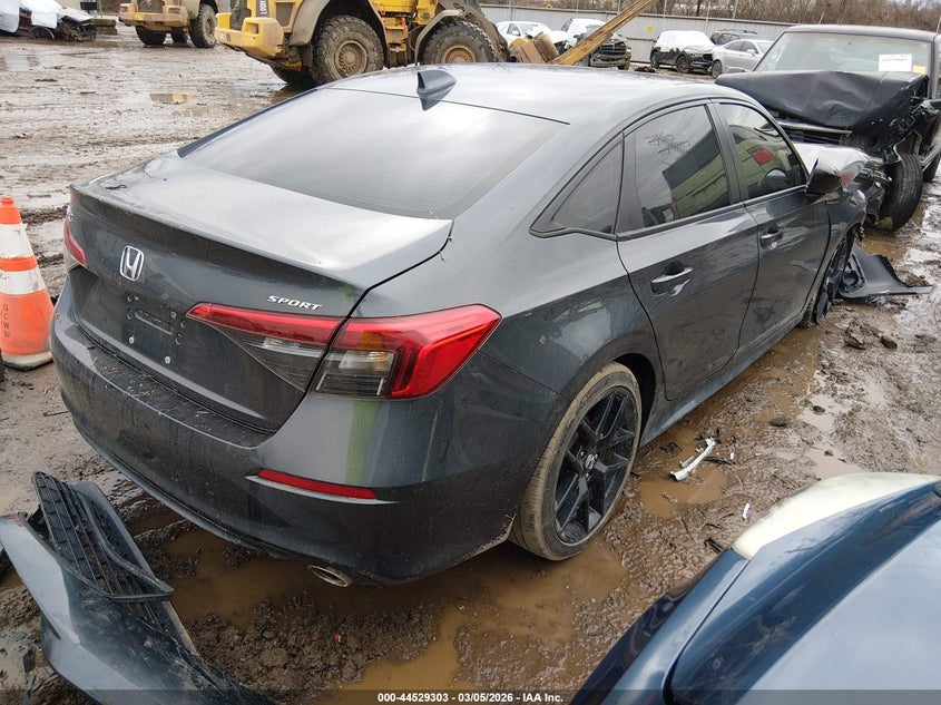 2024 Honda Civic VIN 2HGFE2F51RH517392 IAAI salvage auction — FRONT END, Salvage Title, sold $3,200 on 2026-07-19 (photo 4)