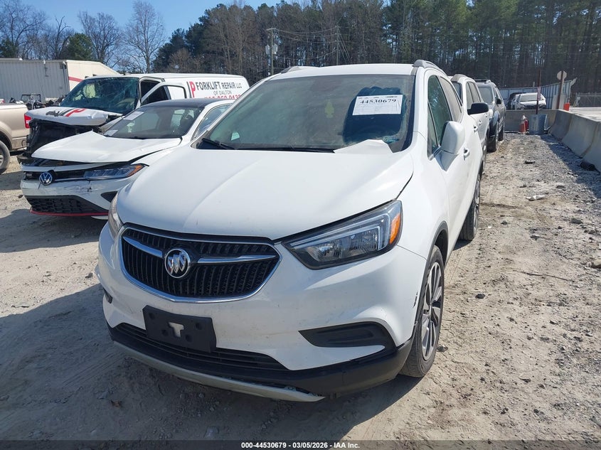 2022 Buick Encore VIN KL4CJASM2NB542013 IAAI salvage auction — RIGHT SIDE, Original (Kentucky), sold $3,550 on 2026-07-07 (photo 2)