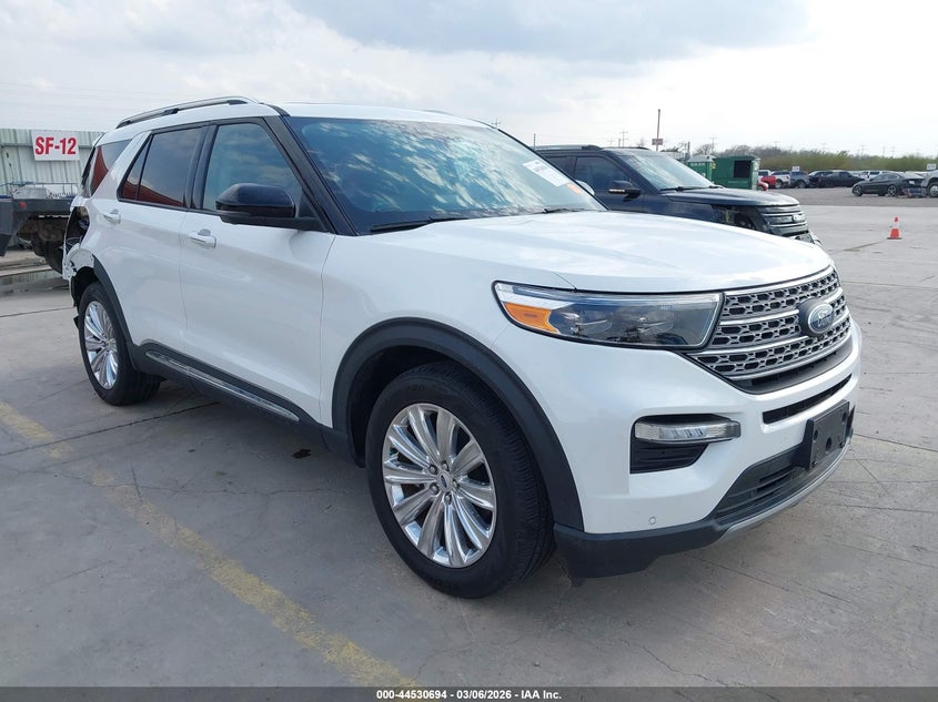 2023 Ford Explorer VIN 1FMSK7FH0PGA09691 IAAI salvage auction — REAR END, Salvage Title, sold $8,400 on 2026-07-29 (photo 1)