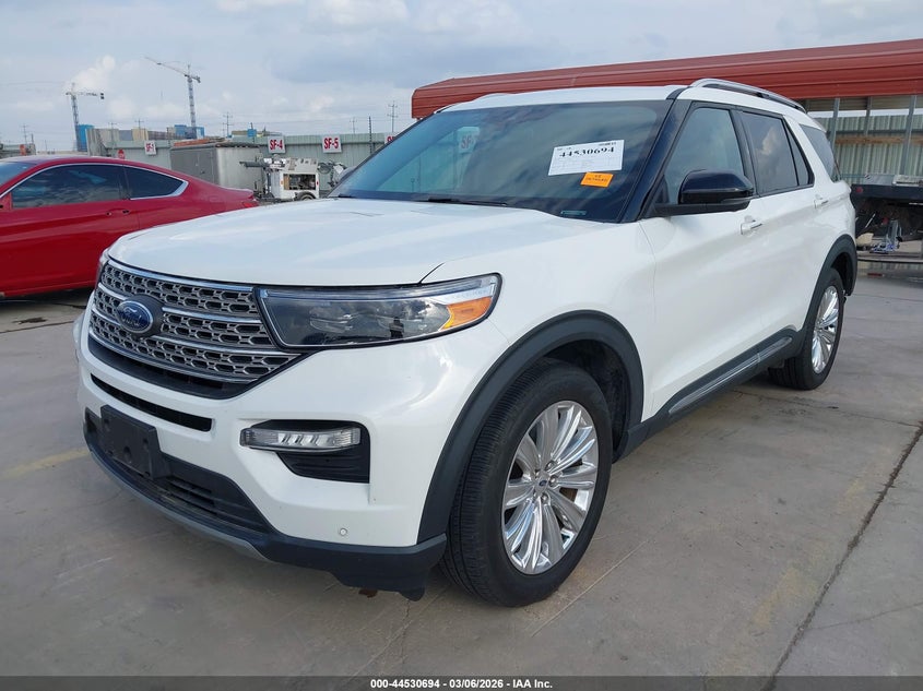 2023 Ford Explorer VIN 1FMSK7FH0PGA09691 IAAI salvage auction — REAR END, Salvage Title, sold $8,400 on 2026-07-29 (photo 2)