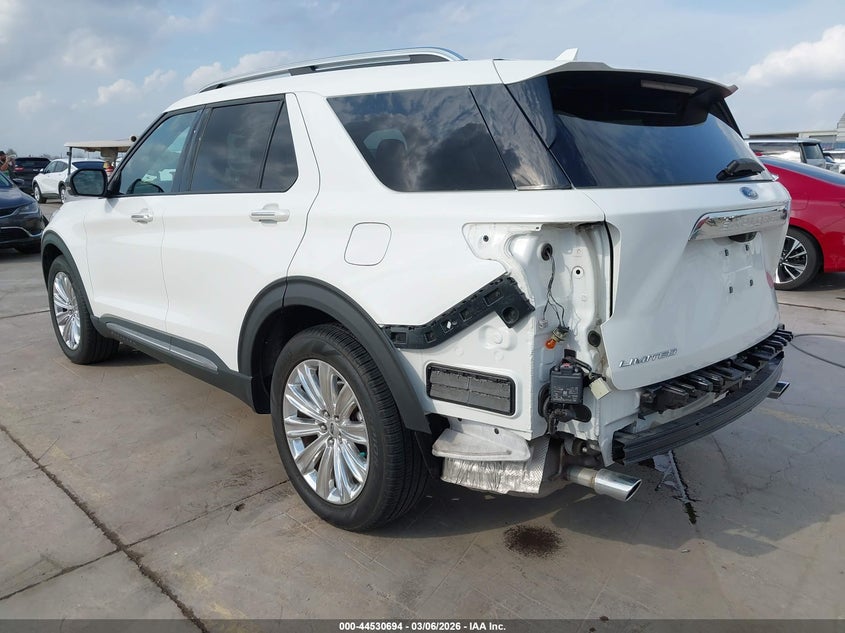 2023 Ford Explorer VIN 1FMSK7FH0PGA09691 IAAI salvage auction — REAR END, Salvage Title, sold $8,400 on 2026-07-29 (photo 3)