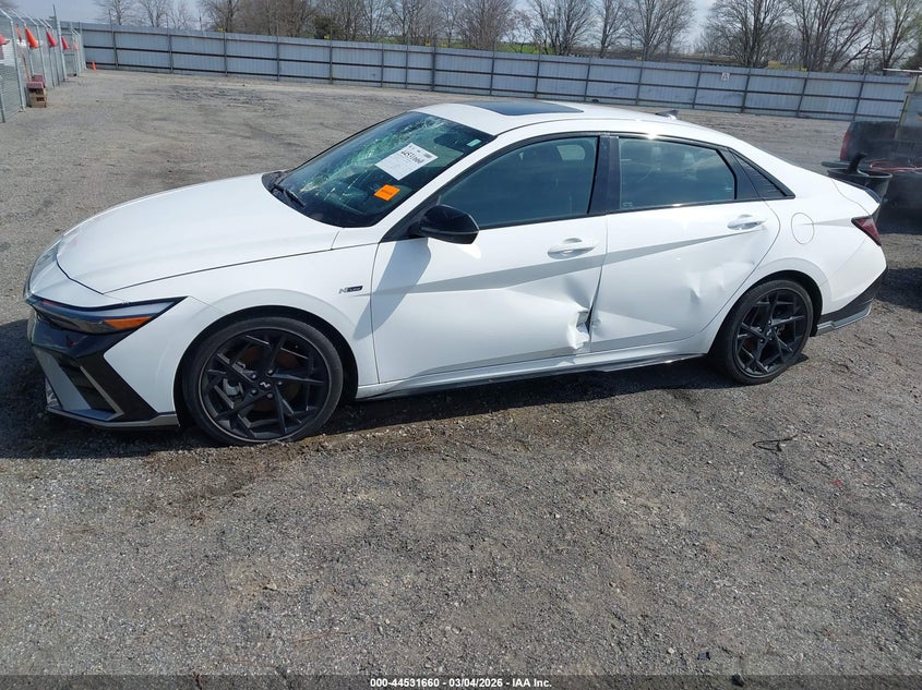 2024 Hyundai Elantra VIN KMHLR4DF4RU822973 IAAI salvage auction — BIO HAZARD, Salvage (Arkansas), sold $5,800 on 2026-07-29 (photo 2)