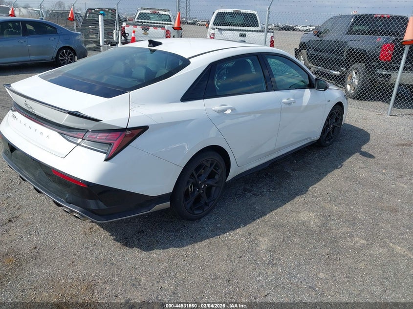 2024 Hyundai Elantra VIN KMHLR4DF4RU822973 IAAI salvage auction — BIO HAZARD, Salvage (Arkansas), sold $5,800 on 2026-07-29 (photo 4)