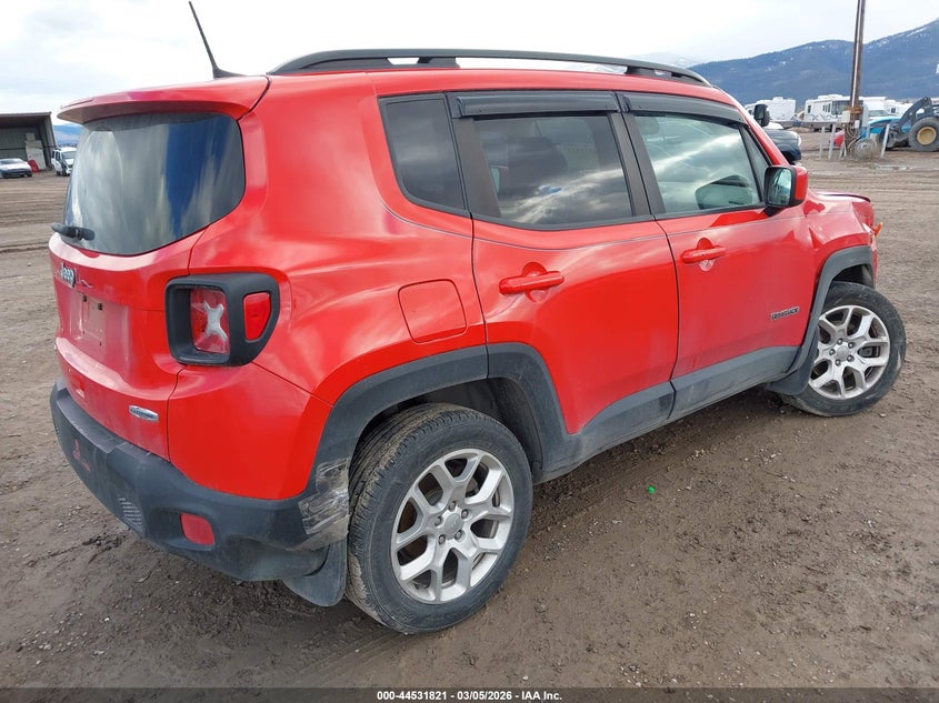 2018 Jeep Renegade VIN ZACCJBBB1JPH69364 IAAI salvage auction — RIGHT FRONT, Salvage (Montana), sold $25 on 2026-08-20 (photo 4)