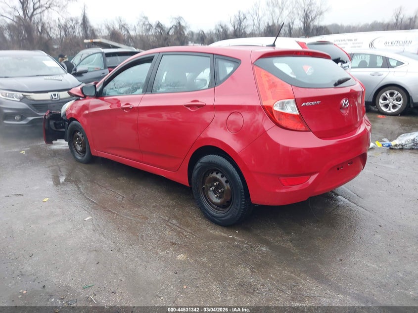 2013 Hyundai Accent VIN KMHCT5AE3DU128805 IAAI salvage auction — FRONT END, Salvage - Greater Than 75% (Maryland), sold $300 on 2026-07-09 (photo 3)
