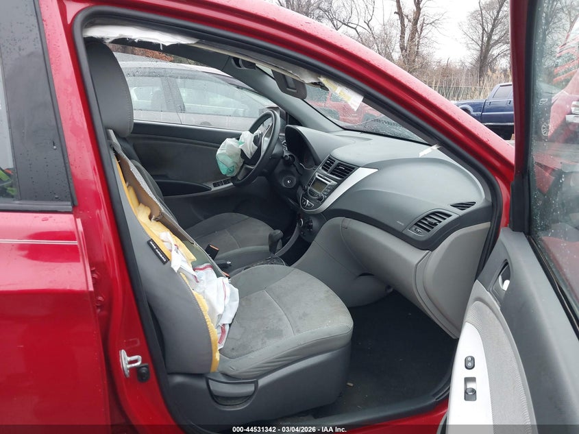 2013 Hyundai Accent VIN KMHCT5AE3DU128805 IAAI salvage auction — FRONT END, Salvage - Greater Than 75% (Maryland), sold $300 on 2026-07-09 (photo 5)