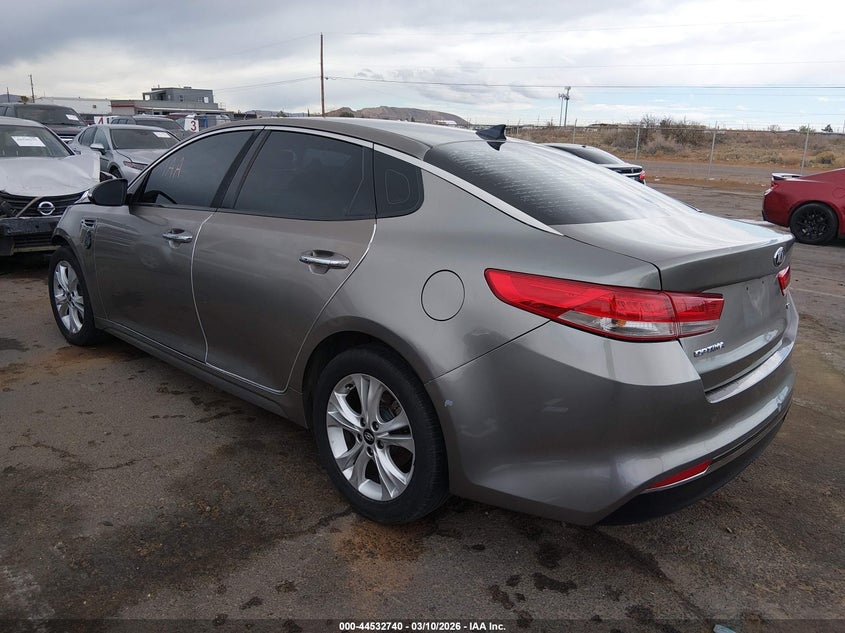 2016 Kia Optima VIN 5XXGU4L39GG046998 IAAI salvage auction — FRONT END, Salvage Title, sold $1,500 on 2026-07-15 (photo 3)