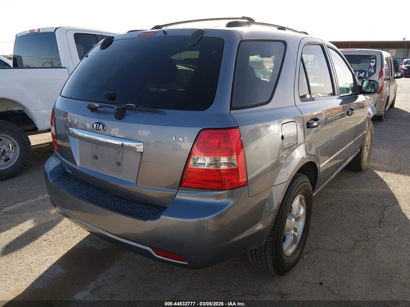 2007 Kia Sorento VIN KNDJC736975687335 IAAI salvage auction — RIGHT FRONT, Original (Texas), sold $450 on 2026-07-15 (photo 4)