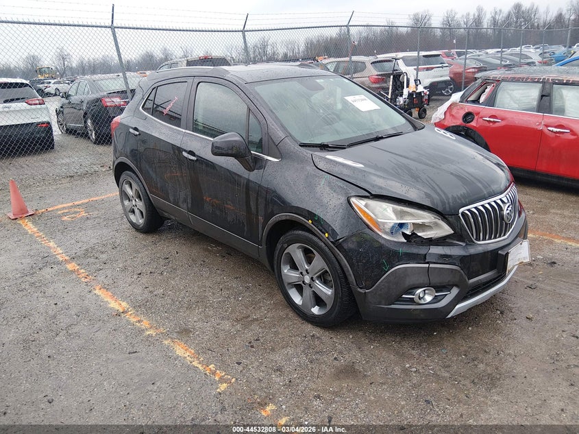 2013 Buick Encore VIN KL4CJCSBXDB191537 IAAI salvage auction — FRONT END, Original (Kentucky), sold $650 on 2026-07-13 (photo 1)