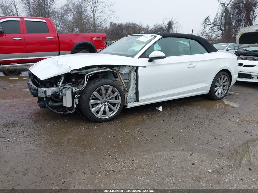 2018 Audi A5 VIN WAUWNGF52JN022056 IAAI salvage auction — FRONT END, Salvage Title, sold $4,900 on 2026-07-23 (photo 2)