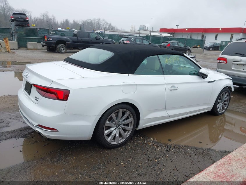 2018 Audi A5 VIN WAUWNGF52JN022056 IAAI salvage auction — FRONT END, Salvage Title, sold $4,900 on 2026-07-23 (photo 4)
