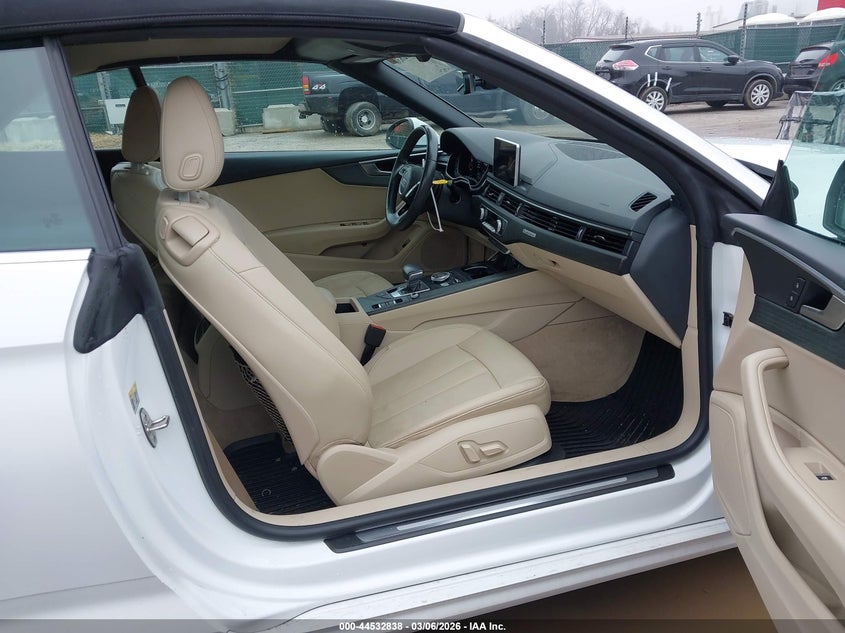 2018 Audi A5 VIN WAUWNGF52JN022056 IAAI salvage auction — FRONT END, Salvage Title, sold $4,900 on 2026-07-23 (photo 5)