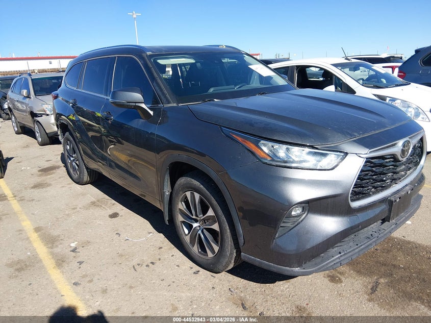 2020 Toyota Highlander VIN 5TDGZRBHXLS522745 IAAI salvage auction — LEFT REAR, Salvage (Colorado), sold $12,400 on 2026-07-21 (photo 1)