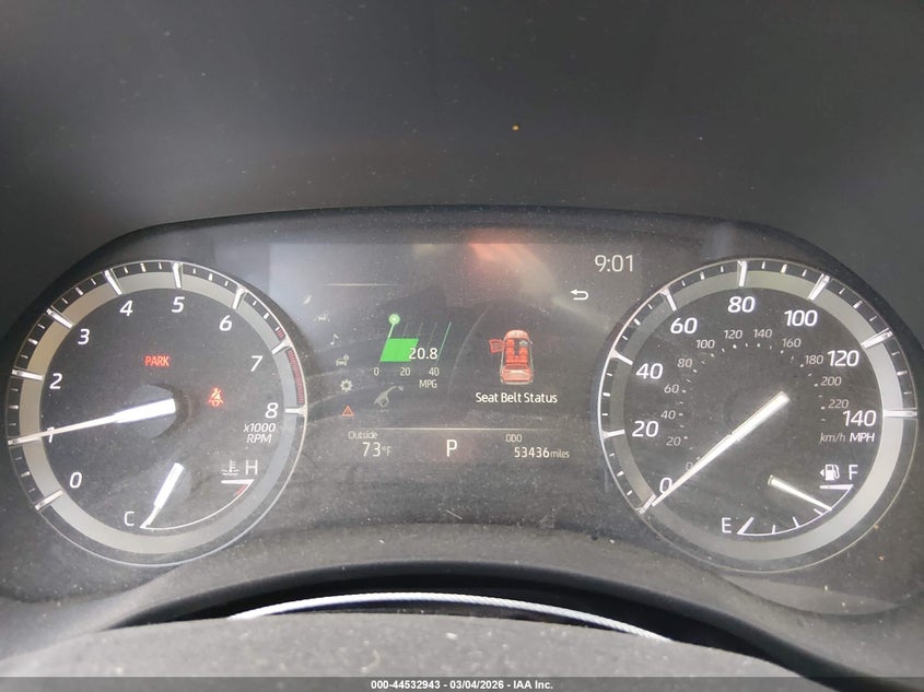 2020 Toyota Highlander VIN 5TDGZRBHXLS522745 IAAI salvage auction — LEFT REAR, Salvage (Colorado), sold $12,400 on 2026-07-21 (photo 7)