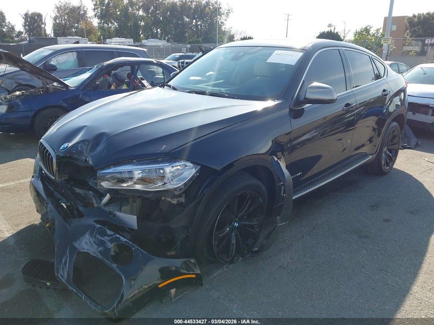 2016 BMW X6 VIN 5UXKU2C53G0N81261 IAAI salvage auction — FRONT END, Salvage (California), sold $4,550 on 2026-07-30 (photo 2)