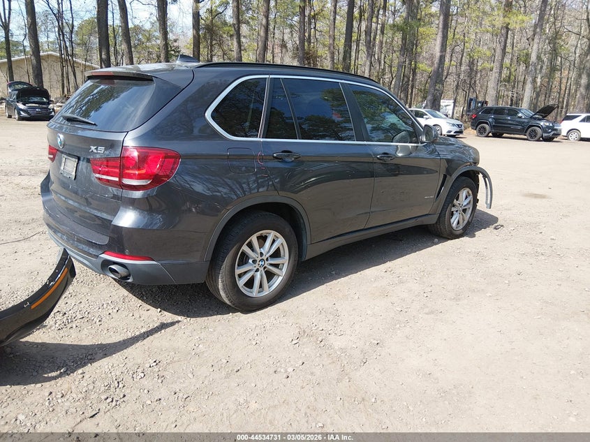 2015 BMW X5 VIN 5UXKR2C54F0H38119 IAAI salvage auction — FRONT END, Salvage (Virginia), sold $2,950 on 2026-07-28 (photo 4)