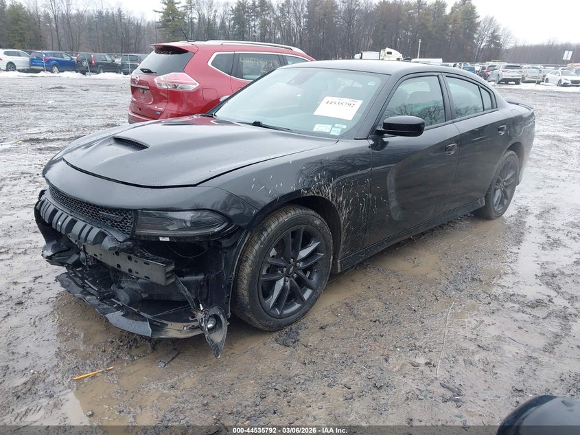 2022 Dodge Charger VIN 2C3CDXMG3NH241799 IAAI salvage auction — FRONT END, Mv-907A (New York), sold $9,900 on 2026-07-28 (photo 2)