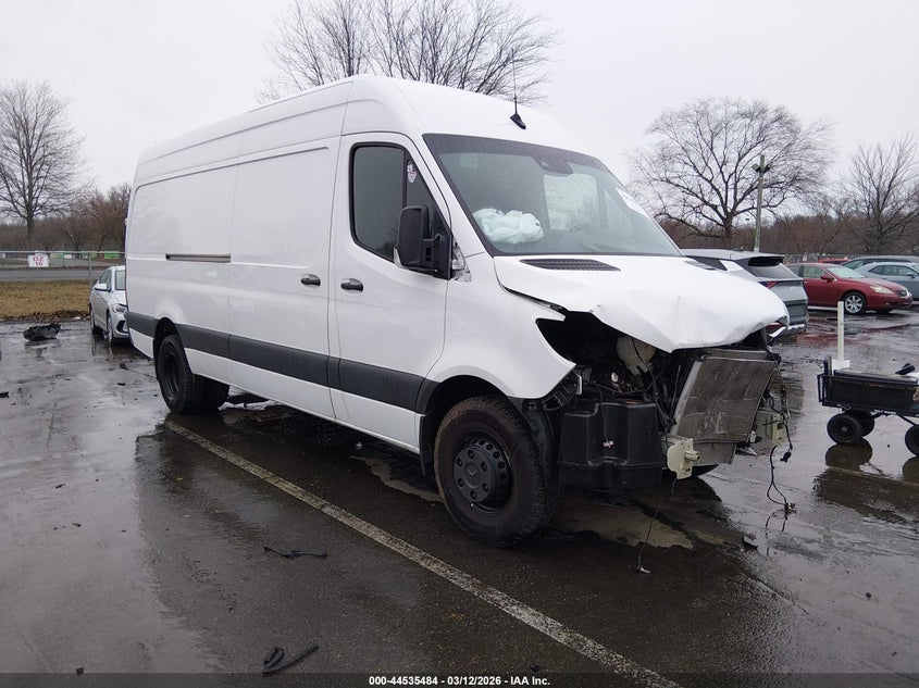2023 Mercedes-benz Sprinter VIN W1Y8KC3Y4PT142436 IAAI salvage auction — FRONT END, Salvage (New Jersey), sold $10,950 on 2026-07-20 (photo 1)