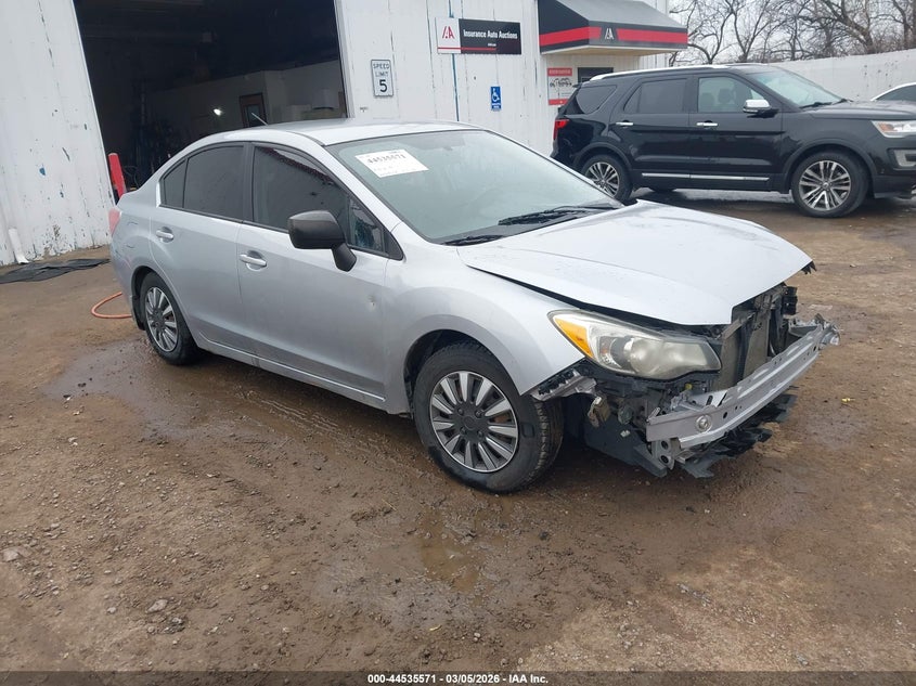 2012 Subaru Impreza VIN JF1GJAA6XCH019123 IAAI salvage auction — LEFT FRONT, Salvage (Montana), sold $375 on 2026-07-08 (photo 1)