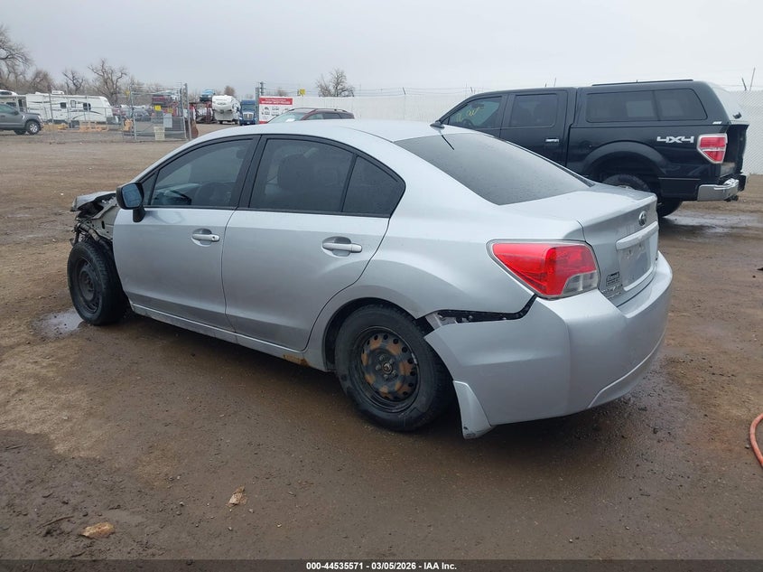 2012 Subaru Impreza VIN JF1GJAA6XCH019123 IAAI salvage auction — LEFT FRONT, Salvage (Montana), sold $375 on 2026-07-08 (photo 3)
