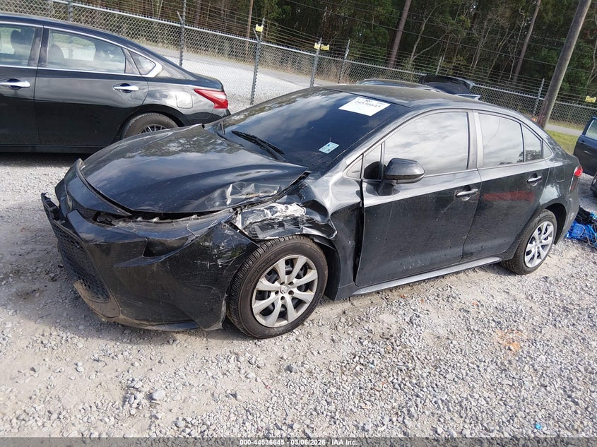 2021 Toyota Corolla VIN 5YFEPMAE7MP164313 IAAI salvage auction — RIGHT FRONT, Salvage Title, sold $1,550 on 2026-07-10 (photo 2)