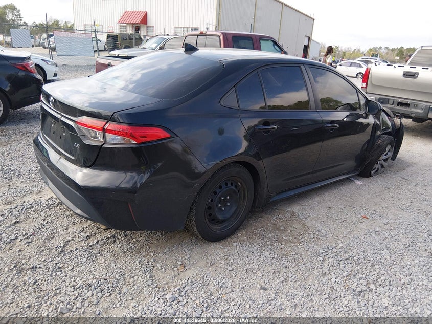 2021 Toyota Corolla VIN 5YFEPMAE7MP164313 IAAI salvage auction — RIGHT FRONT, Salvage Title, sold $1,550 on 2026-07-10 (photo 4)