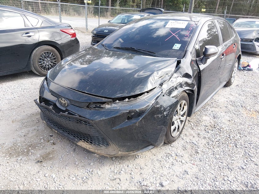 2021 Toyota Corolla VIN 5YFEPMAE7MP164313 IAAI salvage auction — RIGHT FRONT, Salvage Title, sold $1,550 on 2026-07-10 (photo 6)