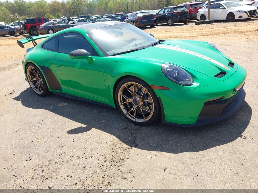 2022 Porsche 911 VIN WP0AC2A98NS268150 IAAI salvage auction — THEFT, Salvage (South Carolina), sold $157,000 on 2026-07-20 (photo 1)
