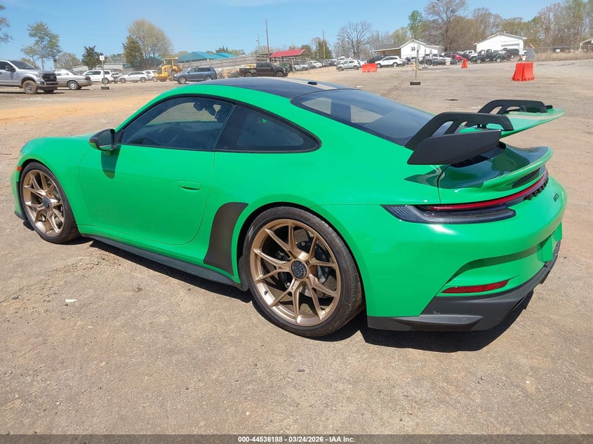 2022 Porsche 911 VIN WP0AC2A98NS268150 IAAI salvage auction — THEFT, Salvage (South Carolina), sold $157,000 on 2026-07-20 (photo 3)