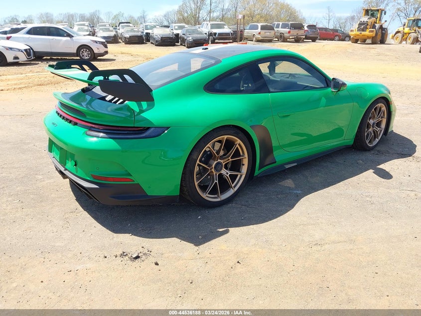 2022 Porsche 911 VIN WP0AC2A98NS268150 IAAI salvage auction — THEFT, Salvage (South Carolina), sold $157,000 on 2026-07-20 (photo 4)