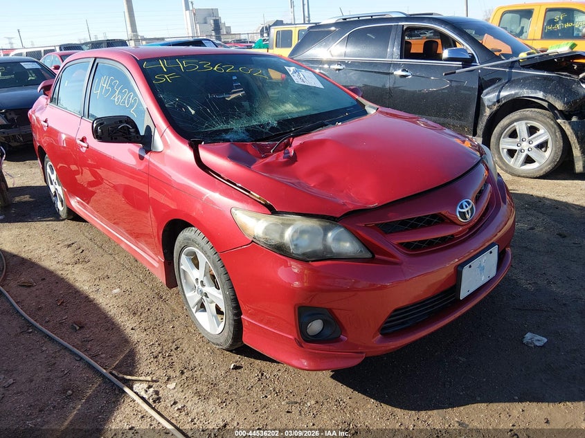 2011 Toyota Corolla VIN 2T1BU4EE6BC660156 IAAI salvage auction — WATER/FLOOD, Salvage (Indiana), sold $400 on 2026-07-17 (photo 1)