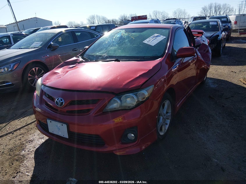 2011 Toyota Corolla VIN 2T1BU4EE6BC660156 IAAI salvage auction — WATER/FLOOD, Salvage (Indiana), sold $400 on 2026-07-17 (photo 2)