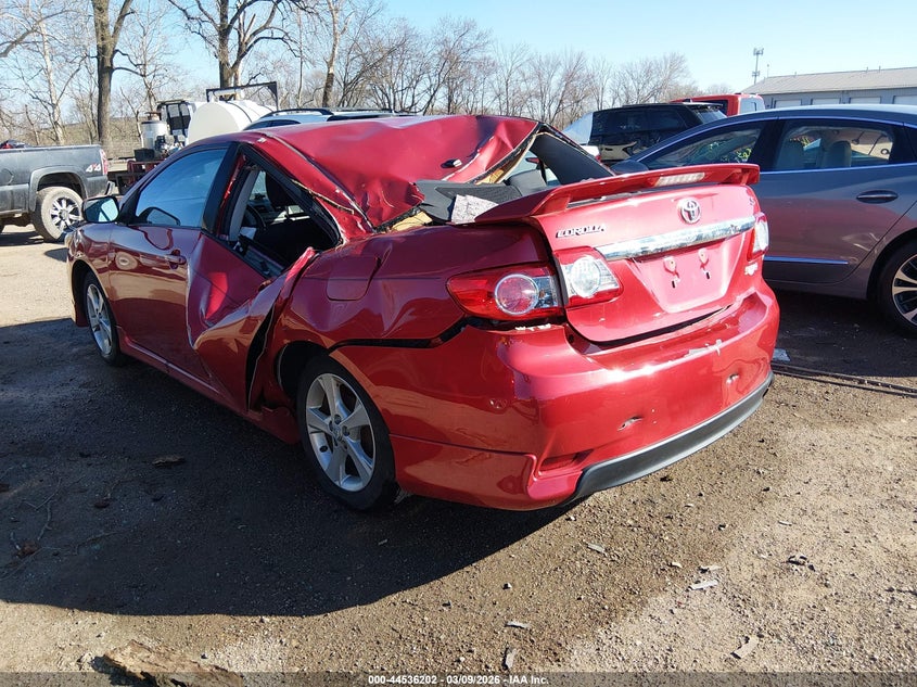 2011 Toyota Corolla VIN 2T1BU4EE6BC660156 IAAI salvage auction — WATER/FLOOD, Salvage (Indiana), sold $400 on 2026-07-17 (photo 3)