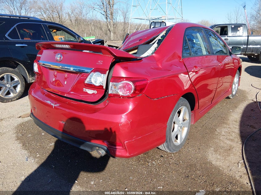 2011 Toyota Corolla VIN 2T1BU4EE6BC660156 IAAI salvage auction — WATER/FLOOD, Salvage (Indiana), sold $400 on 2026-07-17 (photo 4)