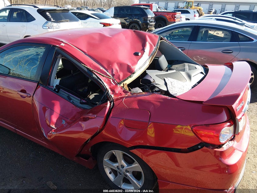 2011 Toyota Corolla VIN 2T1BU4EE6BC660156 IAAI salvage auction — WATER/FLOOD, Salvage (Indiana), sold $400 on 2026-07-17 (photo 6)