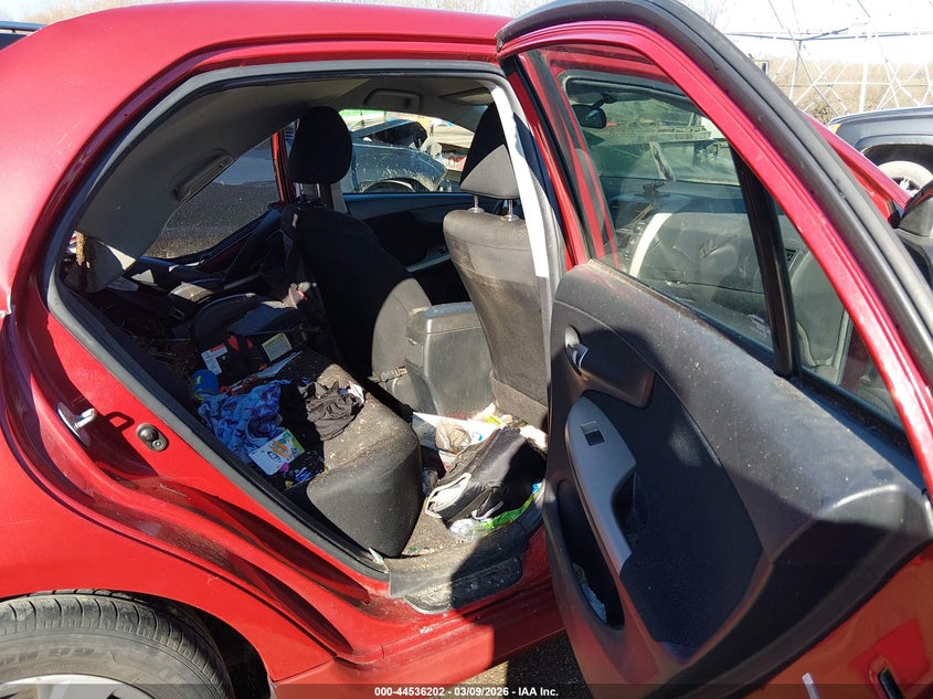 2011 Toyota Corolla VIN 2T1BU4EE6BC660156 IAAI salvage auction — WATER/FLOOD, Salvage (Indiana), sold $400 on 2026-07-17 (photo 8)