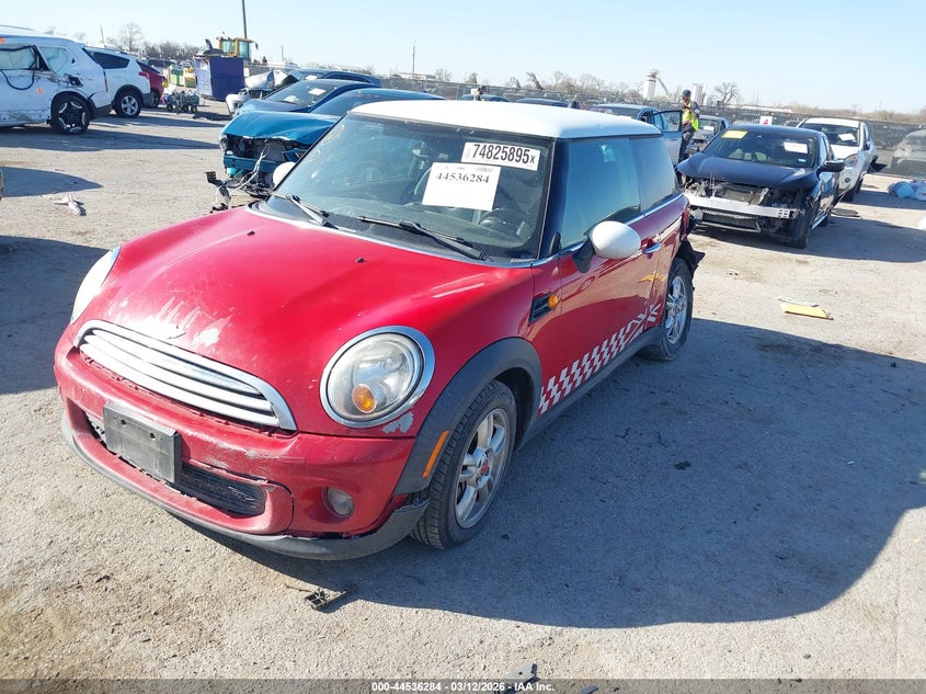 2012 Mini Cooper VIN WMWSU3C5XCT185843 IAAI salvage auction — LEFT REAR, Salvage (Texas), sold $225 on 2026-08-11 (photo 2)