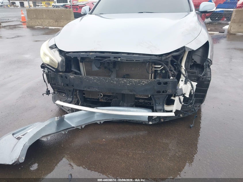 2014 Infiniti Q50 VIN JN1BV7AP8EM674558 IAAI salvage auction — FRONT END, Salvage Title, sold $1,550 on 2026-07-09 (photo 6)