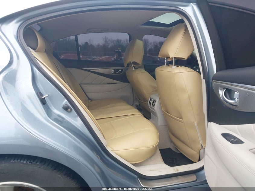 2014 Infiniti Q50 VIN JN1BV7AP8EM674558 IAAI salvage auction — FRONT END, Salvage Title, sold $1,550 on 2026-07-09 (photo 8)