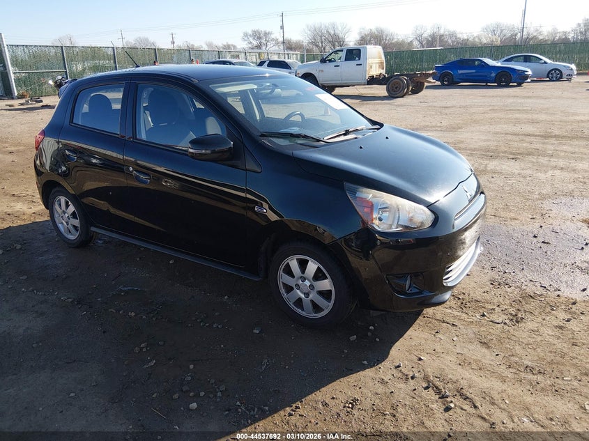 2015 Mitsubishi Mirage VIN ML32A4HJ5FH054952 IAAI salvage auction — HAIL, Clear (Kansas), sold $1,050 on 2026-07-08 (photo 1)