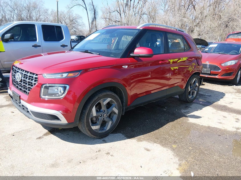 2022 Hyundai Venue VIN KMHRC8A38NU182872 IAAI salvage auction — LEFT REAR, Salvage Title, sold $3,475 on 2026-07-22 (photo 2)